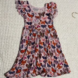 Little Sleepies Multicolor Butterfly Dress